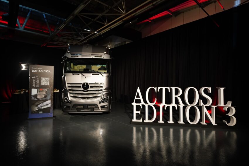 Actros L Edition 3 ilk kez Türkiye yollarında 