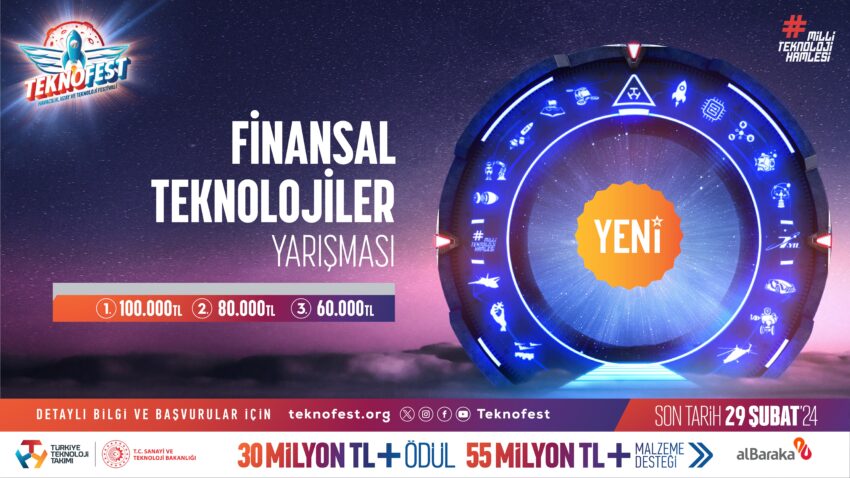 Finansal Teknolojiler için İnovatif Fikirler TEKNOFEST’TE Yarışacak